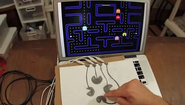 Pacman-Drawing-Becomes-Computer-Keyboard