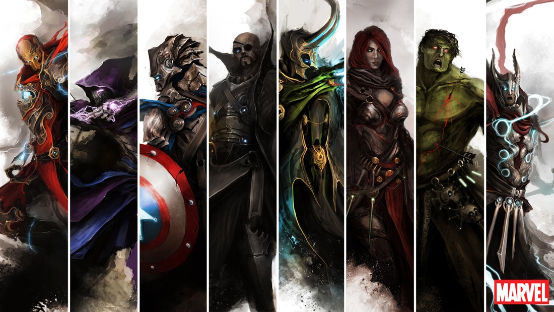 The-Avengers-Fantasy-deviantART-Style