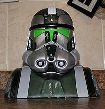 Star Wars Clone Trooper Commander Gree Cookie Jar