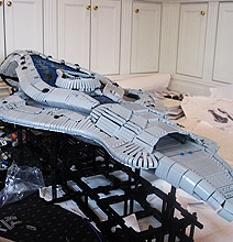 Epic 6-Foot Long Lego Halo Assault Carrier Epic 6-Foot Long Lego Halo Assault Carrier