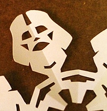 Star Wars Characters Snowflake Cut-Out Tutorial