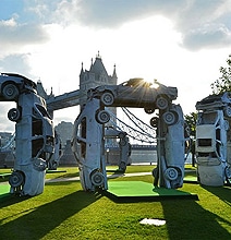 The Art Of Replicating Stonehenge With Cars The Art Of Replicating Stonehenge With Cars