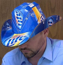 Finally! Some Decent Cowboy Hats Made From Beer Boxes Finally! Some Decent Cowboy Hats Made From Beer Boxes