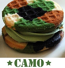 Camo Cupcake Sandwiches: A Creative Camouflage Design