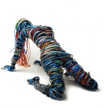 Cable Girl Stays Connected Despite Being Entangled