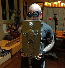 Han Solo In Carbonite Guitar Custom Build Han Solo In Carbonite Guitar Custom Build
