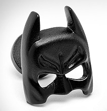 Sexy Satin Black Batman Mask Cufflinks For Men