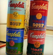 Campbell’s Soup Pop Art Packaging Inspired By Andy Warhol Campbell’s Soup Pop Art Packaging Inspired By Andy Warhol