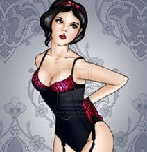Disney Princesses Redesigned As Lingerie Models [9 Illustrations]