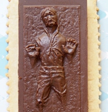 Han Solo In Carbonite Chocolate Sugar Cookies