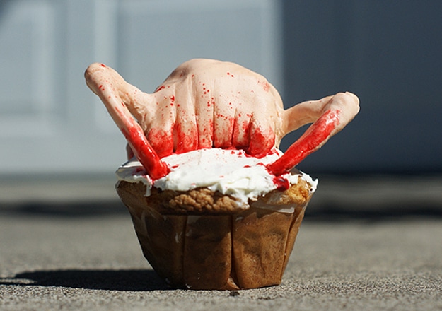 Headcrab-Scary-Bloody-Creative-Cupcake