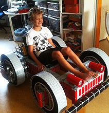 Life-Size LEGO Go-Kart Is The Epicenter Of Epic Life-Size LEGO Go-Kart Is The Epicenter Of Epic