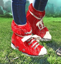Plastic Bag Converse Sneakers For Festival Fanatics