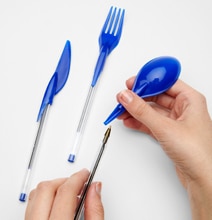 Utensils Mod For Pens: Keep Working While Eating Lunch Utensils Mod For Pens: Keep Working While Eating Lunch