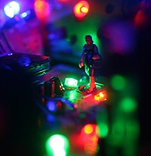 Electrifying Miniature Cityscapes Created From Old Computer Parts Electrifying Miniature Cityscapes Created From Old Computer Parts