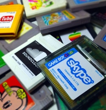 Nintendo Game Boy Cartridges Redesigned As Apple, Skype & More