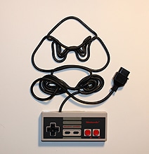 Nintendo Art Created Out Of Controller Cords Nintendo Art Created Out Of Controller Cords