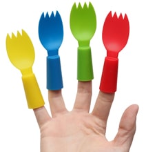 Spork Finger Utensils Will Have You Eating With Your Fingers Spork Finger Utensils Will Have You Eating With Your Fingers