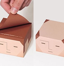Sticky Notes With A Bald Head: Another Brilliant Sticky Note Design Sticky Notes With A Bald Head: Another Brilliant Sticky Note Design