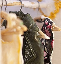 Pretty Cake Clothes Hanging In An Edible Closet (Complete With iPad)