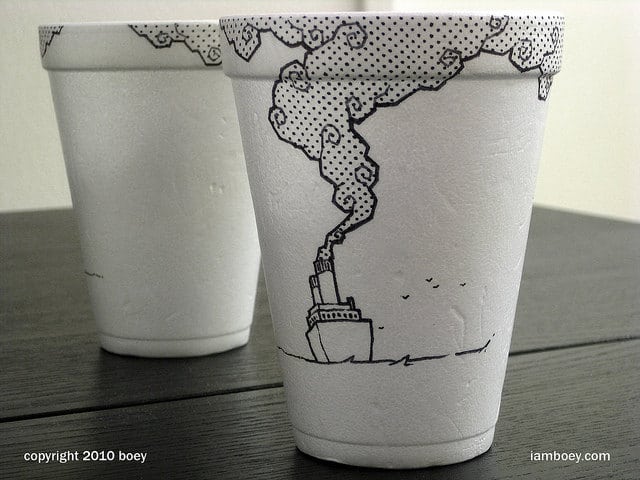 coffee-cup-art-styrofoam