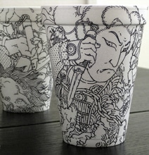 Rare Styrofoam Coffee Cup Art That Borders On The Epically Insane