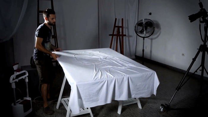 famous-portraits-ironing-with-sheets