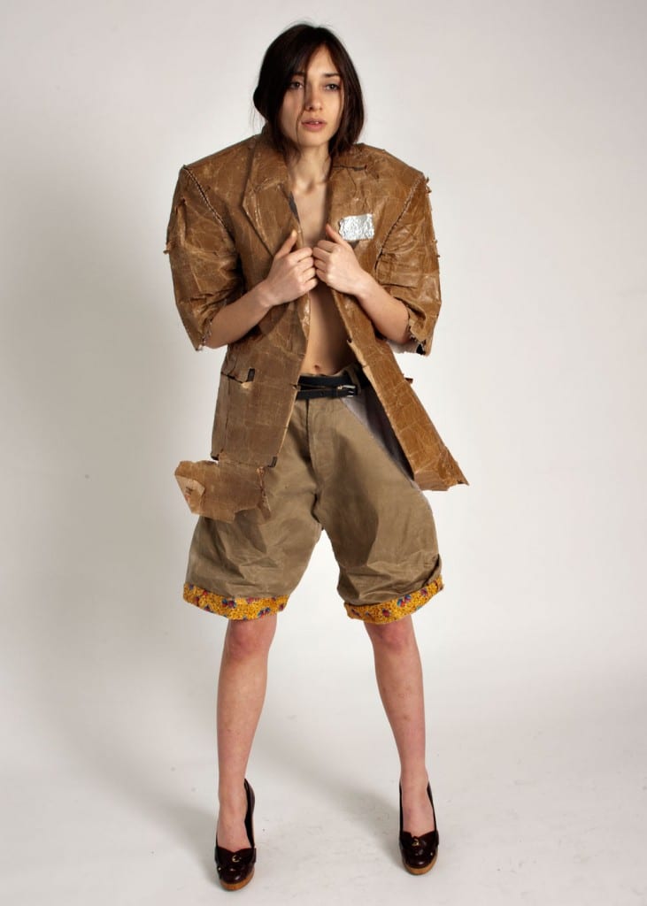 Paper Bag Jacket For The Environmentally Aware