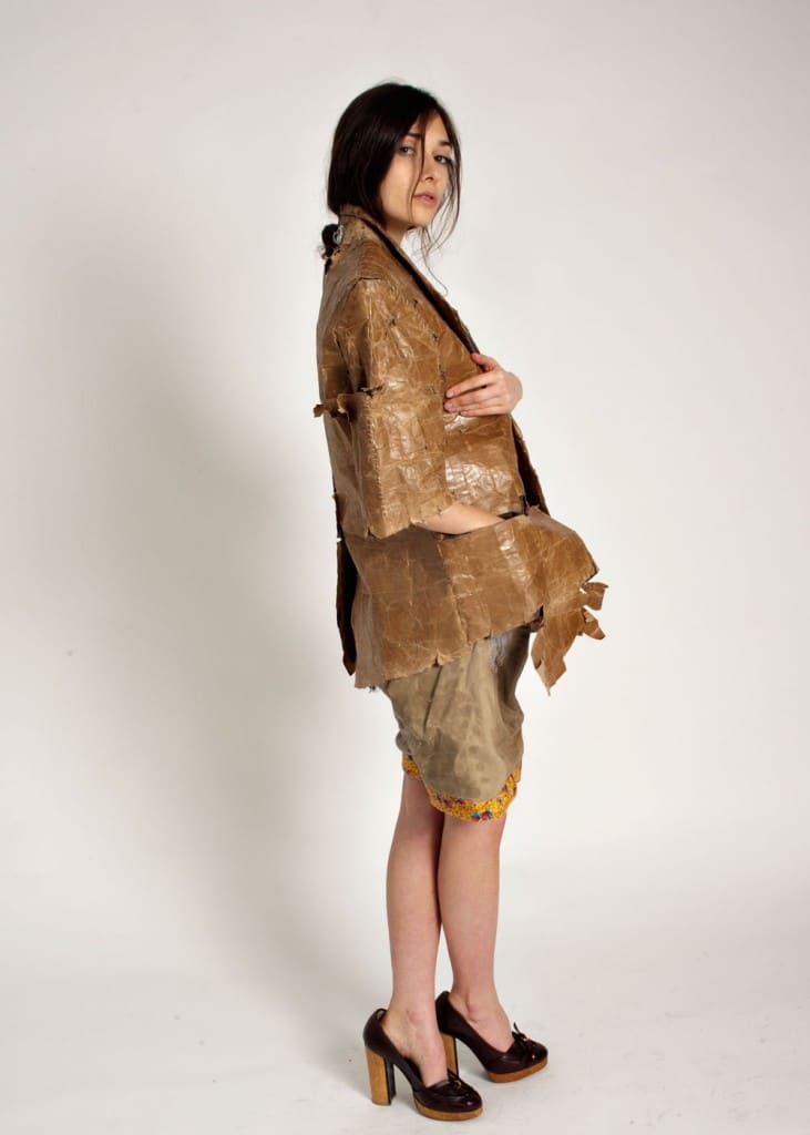 Paper Bag Jacket For The Environmentally Aware