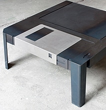 Giant Floppy Disk Becomes The Ultimate Retro Coffee Table