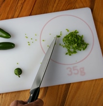 Next Gen Cutting Board Has An Embedded Scale Next Gen Cutting Board Has An Embedded Scale
