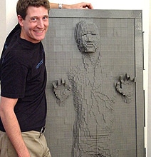 Mind-Twisting Han Solo Frozen In Carbonite LEGO Build