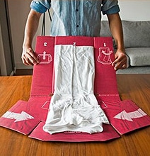 T-Shirt Folder Simplifies Perfect Folding Every Time