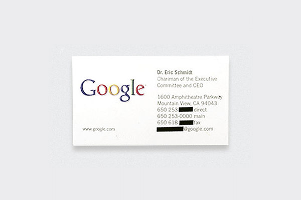 Famous Business Cards Collection