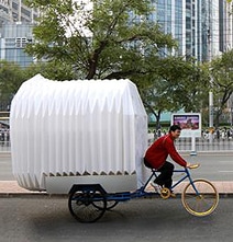 Portable House Big Enough For 2 People Fits On The Back Of A Tricycle Portable House Big Enough For 2 People Fits On The Back Of A Tricycle