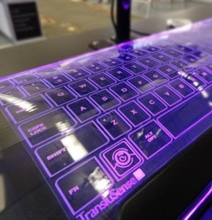 Futuristic Glass Keyboard To Illuminate Your Desk In 2013 Futuristic Glass Keyboard To Illuminate Your Desk In 2013