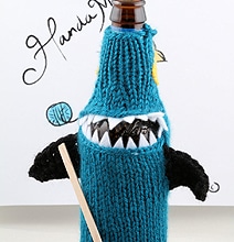Shark Costume For Your Beer Bottle: The Koozie With Attitude Shark Costume For Your Beer Bottle: The Koozie With Attitude
