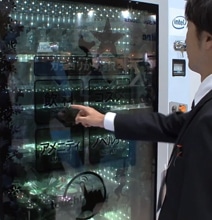 Transparent Touchscreen Vending Machine Remembers You Transparent Touchscreen Vending Machine Remembers You
