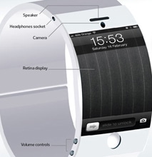 Apple iWatch: What The Curved Glass Wristwatch Design Could Look Like Apple iWatch: What The Curved Glass Wristwatch Design Could Look Like