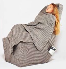 The Chair Snuggie Will Wrap You In Warmth All Winter Long The Chair Snuggie Will Wrap You In Warmth All Winter Long