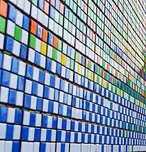 World Record: The Largest Rubik’s Cube Wall Mosaic (85,794 Cubes)