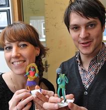 3D Printed Action Figures That Replace Business Cards