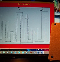 DIY Virtual High Tech Etch-A-Sketch (Complete With Shake-To-Erase) DIY Virtual High Tech Etch-A-Sketch (Complete With Shake-To-Erase)