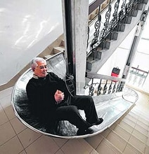 Building In Shanghai Installs Deployable Emergency Slide