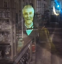 Holographic Projection Goes Full Body With Thomas Edison [Video]