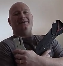 The Coin Shooting Slingshot Pump Gun Made From Office Supplies