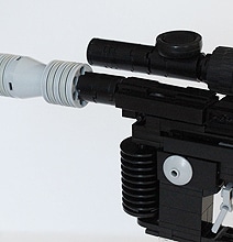 The Legendary Han Solo DL-44 Heavy Blaster Recreated In LEGO The Legendary Han Solo DL-44 Heavy Blaster Recreated In LEGO