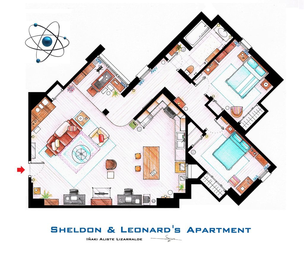 famous-television-apartment-floor-plans