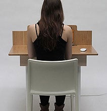 Space Saving Work Desk For Two That Transforms Into Large Dining Table