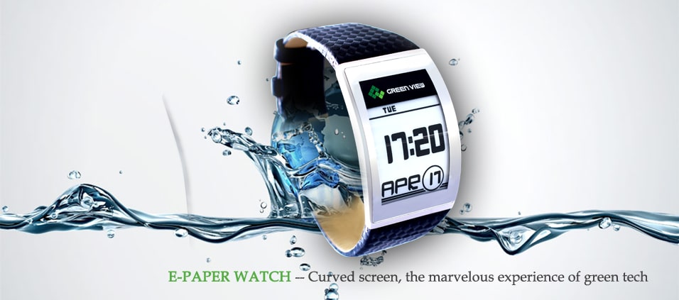 Green View Curved Watch